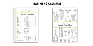 Galatas Hotel Bar Menü Çalışmaları