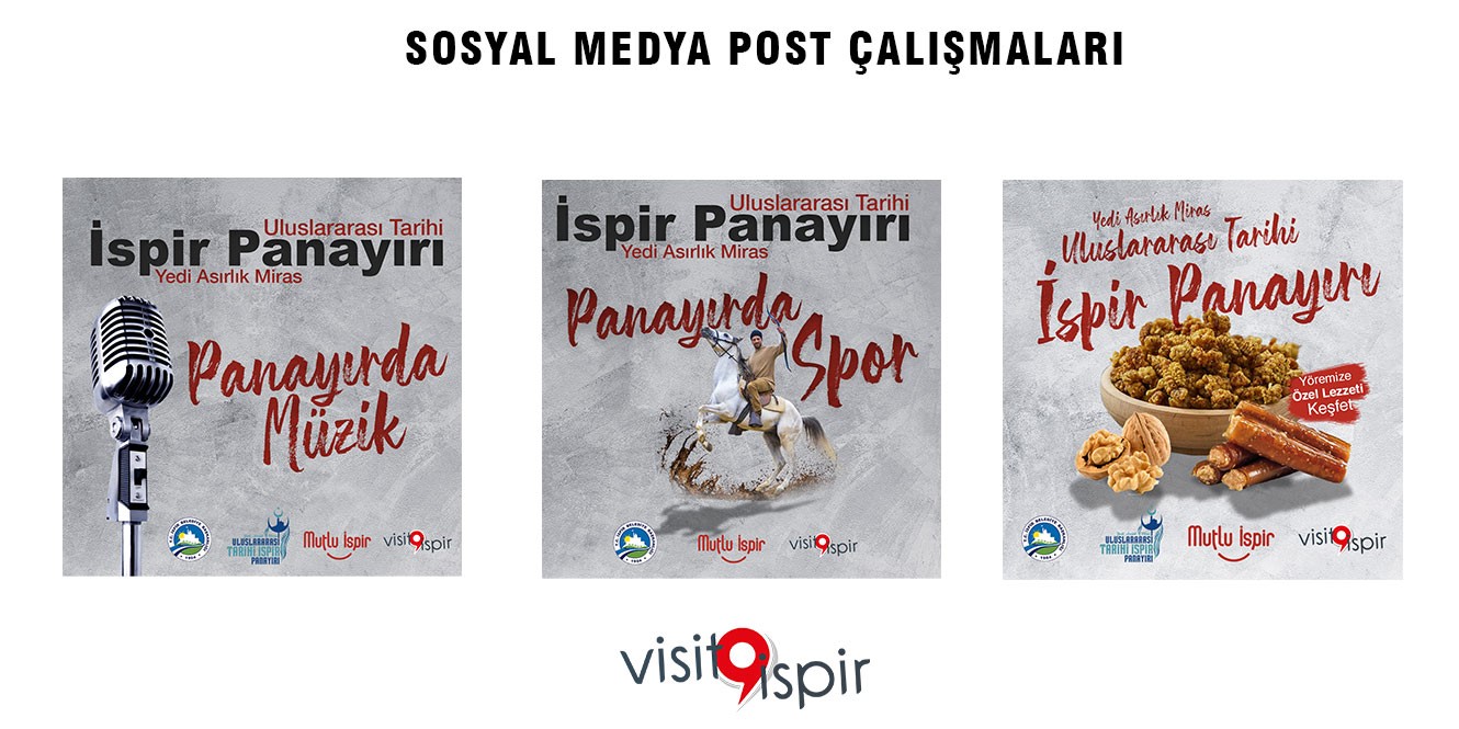 İspir Belediyesi Sosyal Medya Post Çalışmaları